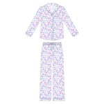 女士睡衣工厂-定制女士竹纤维长袖新款情人节设计