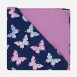 婴儿毯供应商-定制冬季竹纤维新款印花舒适针织床上用品