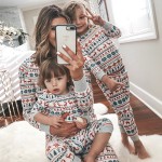 圣诞睡衣工厂-定制新款节日配套家庭成人儿童睡眠服圣诞