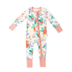 Baby Jumpsuit Factory - 2024 New Design Bamboo Viscose Soft Pajamas Newborn Sleeper