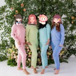 女士睡衣套装厂家-定制印花家庭配套睡眠服纯色慢跑