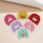 帽子围巾套装工厂-新生儿针织无檐帽围巾套装可爱保暖儿童冬季