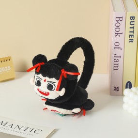 毛绒耳罩供应商-给儿童和成人新款可爱卡通设计冬季防冻