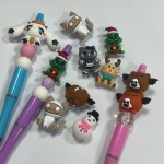 珠子珠宝工厂-新款3D立体HK硅胶珠卡通马里奥DIY串珠