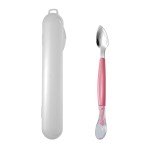 喂养工具供应商-不锈钢勺叉套装易用于婴儿喂养