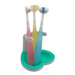 儿童牙刷工厂-新款三面牙刷给婴儿3-9岁软毛