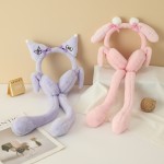 儿童耳罩供应商-冬季保暖防冻配可爱气囊可动摇晃发声