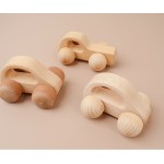 蒙特梭利玩具厂家-11件手工有机硅胶木鸟大象吊坠