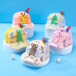 婴儿发带供应商-3件套纯色柔软尼龙弹性蝴蝶结打结新生儿