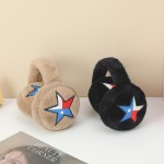 婴儿耳罩供应商-五星毛绒可折叠保暖学生暖耳给儿童