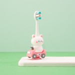 儿童牙刷供应商-可爱卡通鸭嘴软毛硅胶清洁牙齿0-9岁