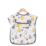 新生儿围兜厂家-定制领口防水方巾给儿童女孩男孩