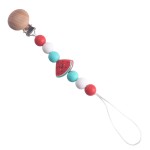 婴儿奶嘴夹工厂-母婴柔软硅胶熊配防掉落绳特性