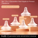 奶瓶吸管厂家-不含BPA替换宽口配硅胶给0-12个月