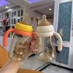 婴儿勺子套装厂家-英文包装学习进食训练勺叉PP