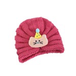 帽子围巾套装工厂-新生儿针织无檐帽围巾套装可爱保暖儿童冬季