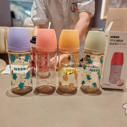 婴儿勺子厂家-304不锈钢双头柔软配硅胶体创意