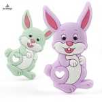 婴儿产品厂家-新款卡通腊肠狗珠子食品级硅胶DIY串珠