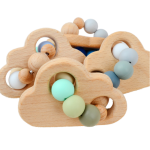 婴儿围兜厂家-韩版双用途线轴毛巾棉质吸水配按扣