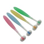 儿童牙刷工厂-新款三面牙刷给婴儿3-9岁软毛