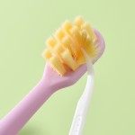 婴儿牙刷供应商-柔软三面给儿童4-12岁训练配三重刷毛