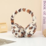 耳罩工厂-新款豹纹毛绒柔软保暖小丑防风耳罩给儿童