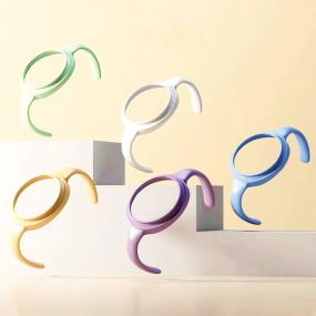 喂养瓶手柄工厂-硅胶抓握用于通用耐热宽口