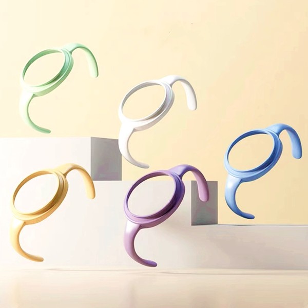 喂养瓶手柄工厂-硅胶抓握用于通用耐热宽口