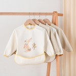 婴儿围兜供应商-代工硅胶配按扣闭合可定制按扣闭合