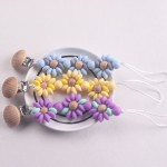 安抚奶嘴链厂家-可爱卡通老鼠防掉落配蝴蝶结牙胶必备