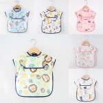 新生儿围兜厂家-定制领口防水方巾给儿童女孩男孩