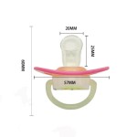 安抚奶嘴厂家-姓名首字母配夹子盖水钻蓝色豪华