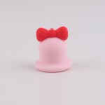 硅胶珠供应商-跨境新款3D焦点珠双色心形散珠