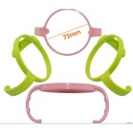 奶瓶抓握手柄厂家-给0-12个月天然宽口PP玻璃喂养