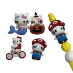 硅胶珠工厂-新款发光闪粉DIY系列鲸鱼形状柔软给婴儿