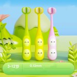 牙刷工厂-三面婴儿牙刷三重刷毛儿童训练4-12岁