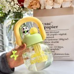 水瓶供应商-竹纤维机器人背带水杯幼儿园便携食品级