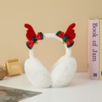 耳罩供应商-可爱鹿角毛绒可折叠冬季保暖配加厚兔毛