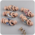 牙胶玩具工厂-柔软榉木硅胶新生儿护理礼品音乐风格