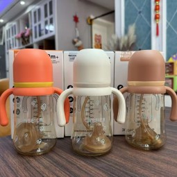 婴儿勺子套装厂家-英文包装学习进食训练勺叉PP