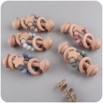 牙胶玩具工厂-柔软榉木硅胶新生儿护理礼品音乐风格