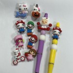 硅胶珠工厂-新款发光闪粉DIY系列鲸鱼形状柔软给婴儿