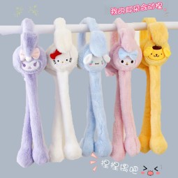 耳罩厂家-秋冬给女孩可爱毛绒棉质耳部保暖保护