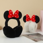 耳罩厂家-新款女士冬季保暖防寒折叠可爱毛绒学生卡通