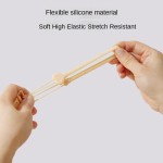 安抚奶嘴链厂家-小卡通蘑菇防掉落配五角星夹