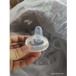 婴儿训练瓶工厂-PG 5cm不含BPA配圆形硅胶吸管和重力球