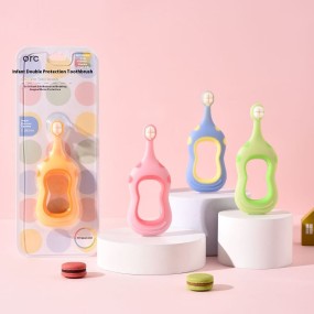 婴儿牙刷厂家-高档工厂批发软毛抗菌分阶段