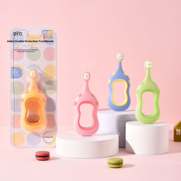 婴儿牙刷厂家-高档工厂批发软毛抗菌分阶段