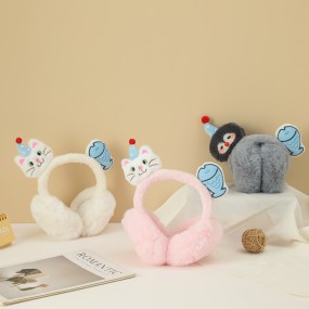 耳罩工厂-秋冬保暖毛绒企鹅可爱折叠户外骑行防寒