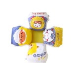 磨牙手套供应商-六件套硅胶恐龙配音乐舒缓给新生儿